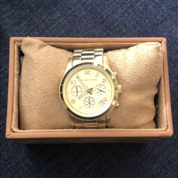 Gold Michael Kors watch